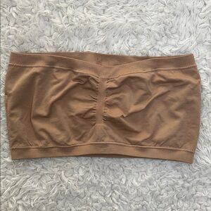 Ambrielle Bra Strapless Bandeau Size Medium Beige